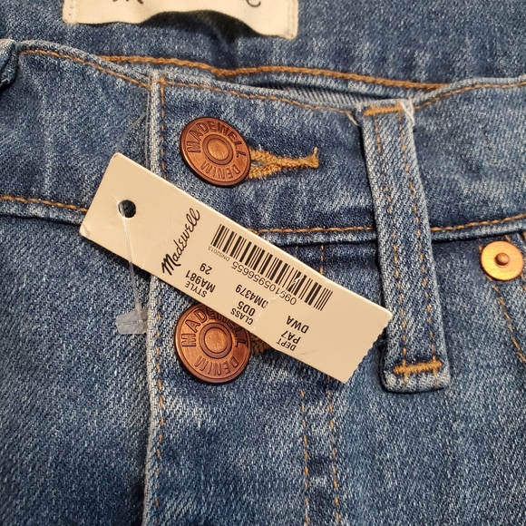 NEW Madewell 10' High Rise Skinny Jeans, Size W29 - Picture 6 of 10